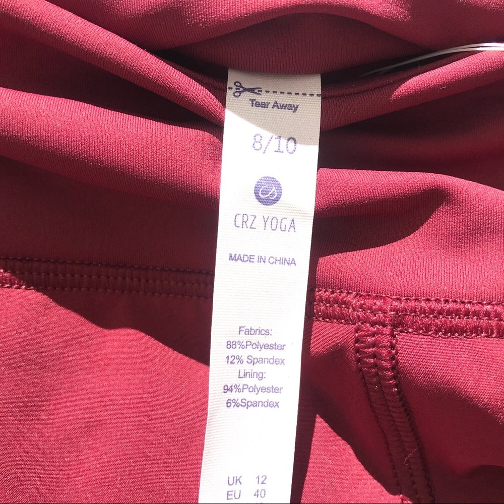 NWT CRZ Yoga speed shorts 8 10 new - Picture 4 of 4